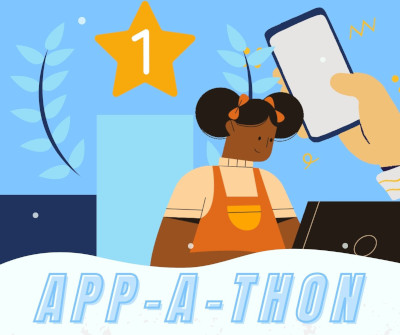 A flyer welcoming you to the app a thon